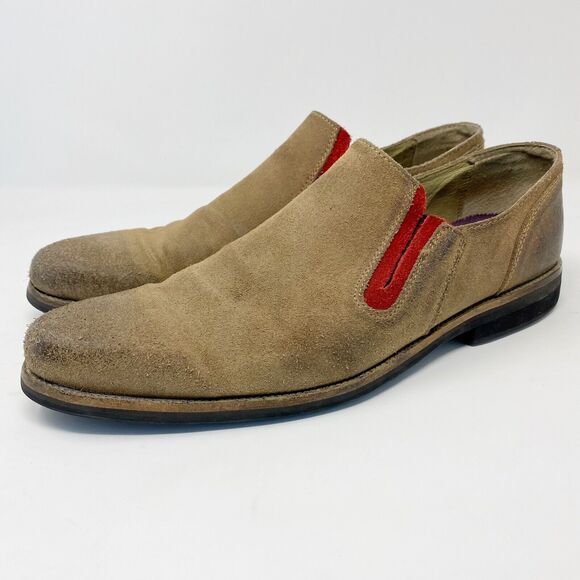 Blackstone Men\'s SCM001‎ Slip-On Suede Shoes in Rock Euro Size 43/US Size 10 main image 10